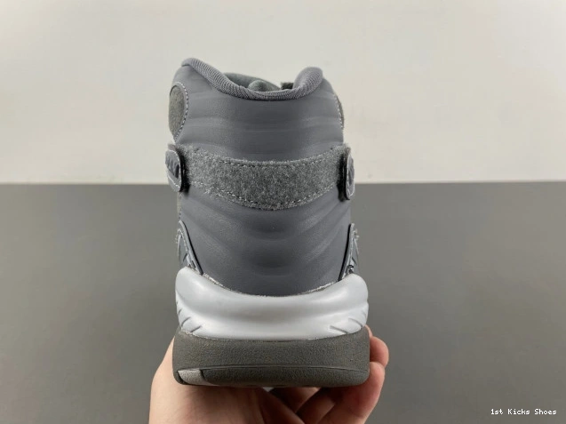 1st Kicks Shoes 8 Cool Grey 305381-014 Jordan Retro 0716